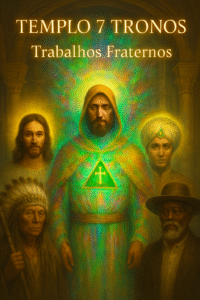 Fraternidade da Cruz e do Triângulo, direcionado aos membros da Fraternidade Ordem dos 7 Tronos, é um trabalho fraterno, gratuito e não presencial, realizado à distância com muito respeito e dedicação. Este serviço de amparo e cura energética atua promovendo o equilíbrio e o bem-estar integral do indivíduo corpo, mente e espírito por meio da condução das entidades benevolentes Caboclo Pena Branca e Preto Velho Cipriano, responsáveis pela proteção e pela condução energética durante os atendimentos.